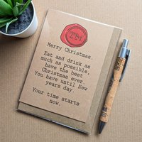 Funny Taskmaster Christmas Card