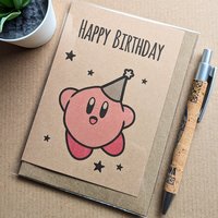 Kirby Birthday Card 
