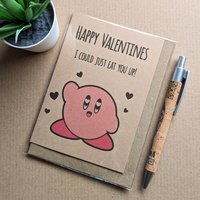 Funny Kirby Valentines Card 