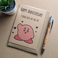 Funny Kirby Anniversary Card 