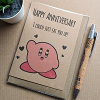 Funny Kirby Anniversary Card 