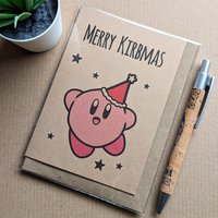 Funny Kirby Christmas Card
