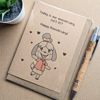 Animal Crossing Anniversary Card 