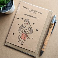 Animal Crossing Valentines Card 