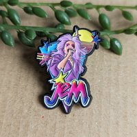 Jem and the Holograms Enamel Pin Badge