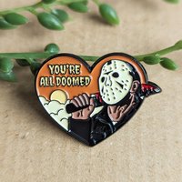 Friday the 13th Enamel Pin badge
