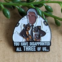 Brooklyn Nine-Nine Captain Holt Enamel Pin Badge