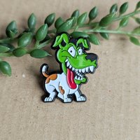 The Mask Dog Enamel Pin Badge