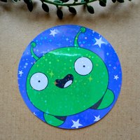 Mooncake Holographic Vinyl Sticker