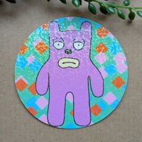 Rex the Runt Sticker - Holographic Vinyl Sticker