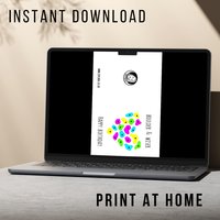 Funny Climber Birthday Card - Printable Instant Download