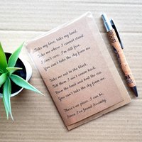 Firefly Serenity Birthday Card - Theme song Lyrics Take the Sky