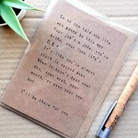Friends Birthday Card - I'll be there for you theme tune lyrics