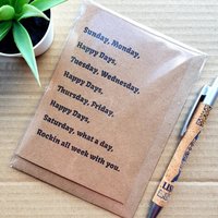 Happy Days Birthday Card - Rockin all week with you lyrics
