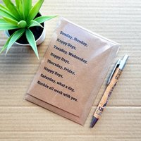 Happy Days Birthday Card - Rockin all week with you lyrics