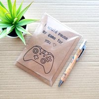 Funny Gamer valentines Card - I would pause my Game for you