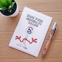 Trash Forky Birthday Card - Funny Toy Story 4 Card