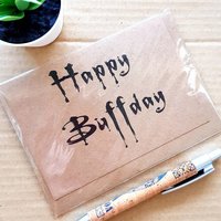Buffy Birthday Card - Buffy The Vampire Slayer Card - buffday