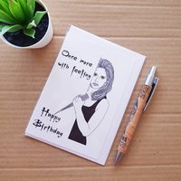 Musical Buffy Card once more with feeling - Buffy The Vampire Slayer Birthday Card