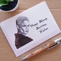 Spike Buffy Birthday Card - Buffy The Vampire Slayer Birthday Card