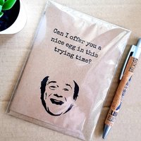 Funny Always Sunny Birthday Card - Egg Frank Quote its Always Sunny in Philadelphia Blank Card