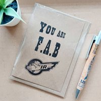Thunderbirds valentines Card - You are FAB