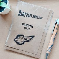Thunderbirds Birthday Card - All systems are go!