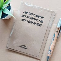 Fight Club Birthday Card - Movie quote blank card