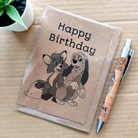 The Fox and the Hound Birthday Card