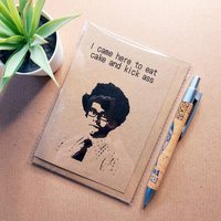 IT crowd Birthday Card -  Eat Cake Funny Birthday card
