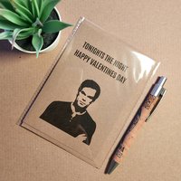 Funny Dexter valentines Card - Tonights the night