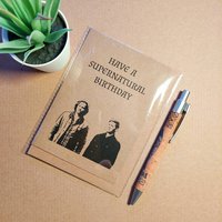 Funny Supernatural Birthday Card - Dean and Sam Card