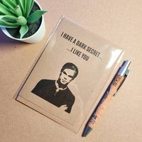 Funny Dexter Valentines Card - I have a dark secret I like you