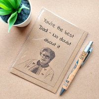 Funny Mrs Doubtfire Dad Birthday Card - Humour Fathers day card