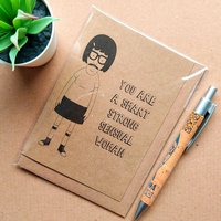 Funny Bobs Burgers Birthday Card - Tina Belcher quote