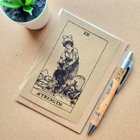 Tarot card blank card - Strength tarot card- Mystic birthday gift