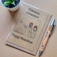 Funny Life Aquatic Valentines Card