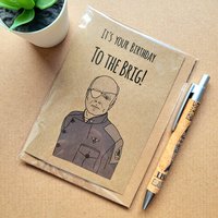 Funny Battlestar Galactica Birthday Card - To the brig!