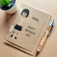 Funny Bobs Burgers Mothers day Card - Tina Belcher uhhh