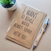 Funny Always Sunny valentines Card