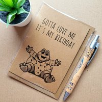 Funny 1990s Dinosaurs TV show Birthday card