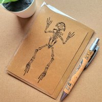 Frog Skeleton greeting card
