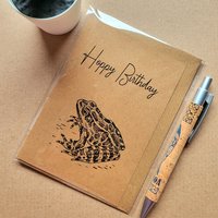 Funny Adult Frog Birthday card