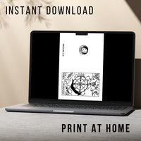Tarot Card Good Luck Card - Printable Instant Download