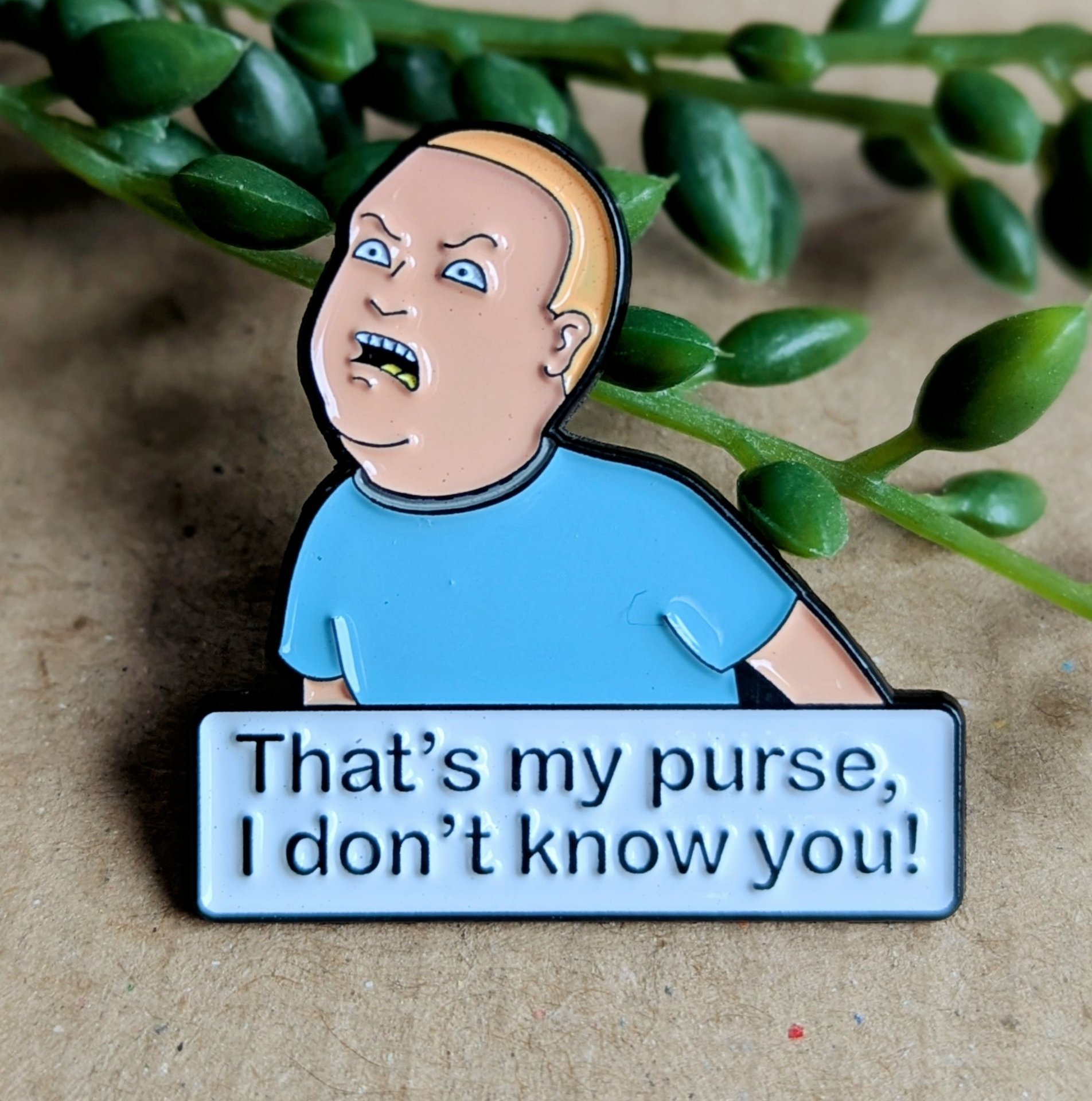King of the Hill Enamel Pin Badge