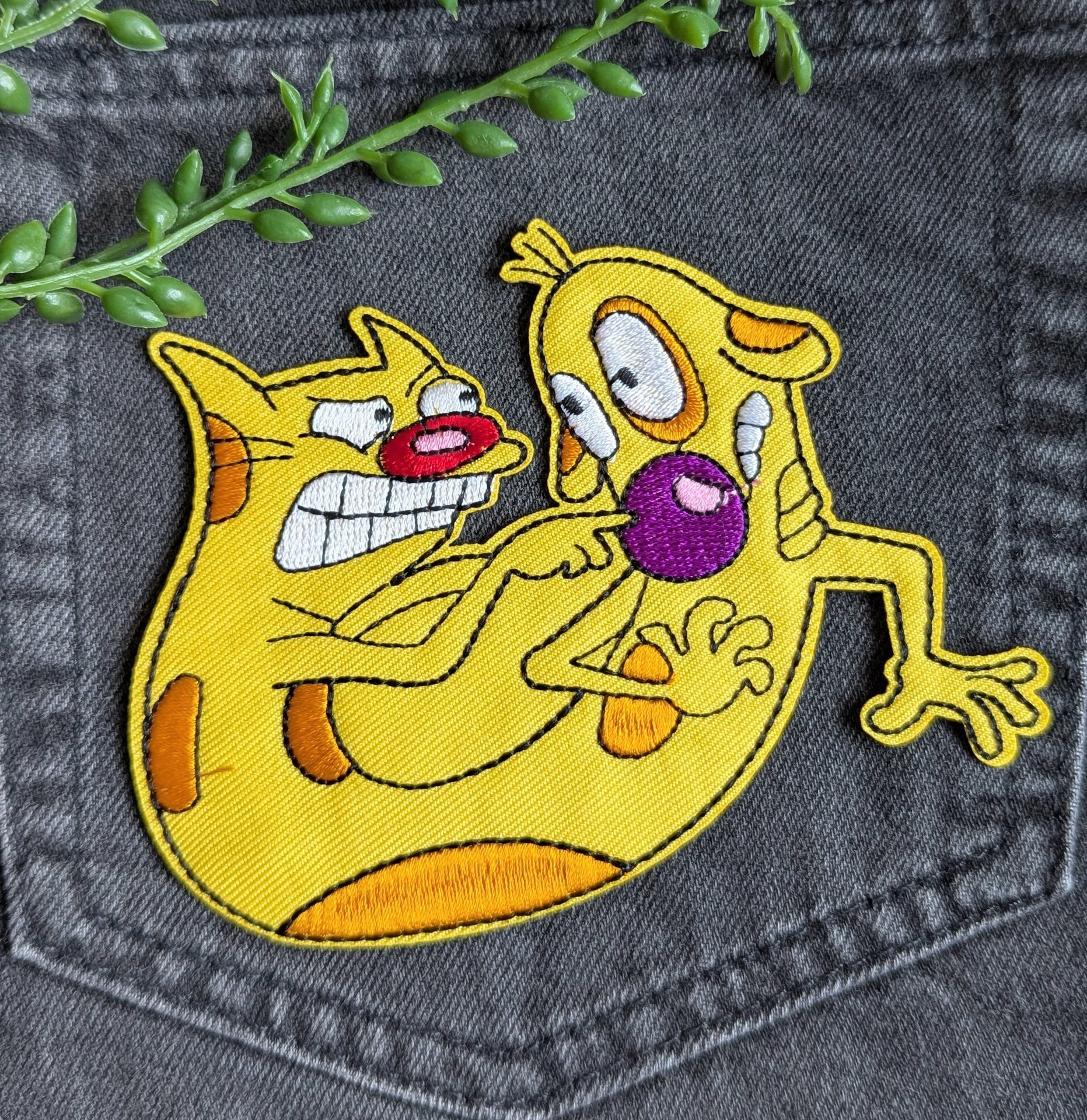 CatDog Iron-on Patch