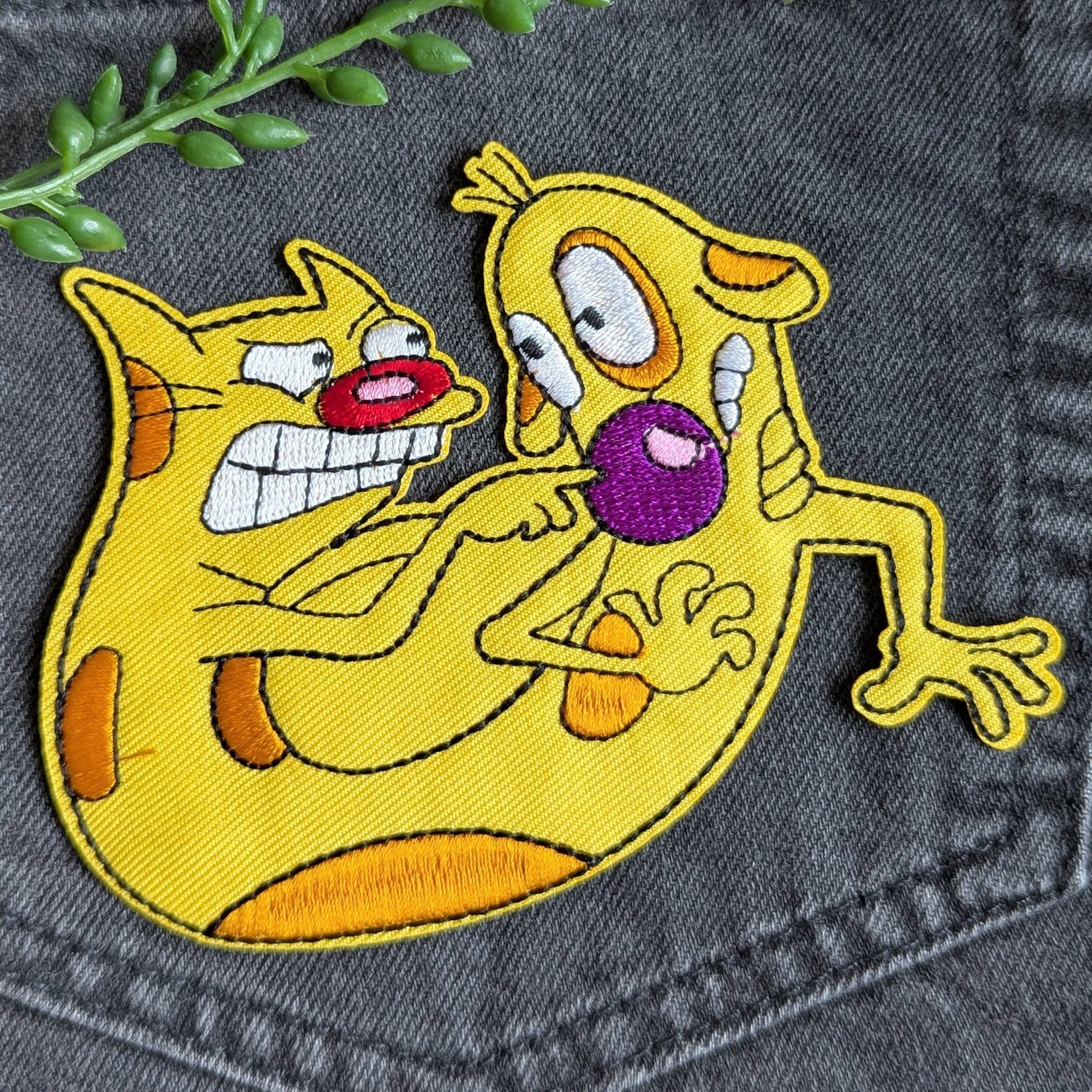 CatDog Iron-on Patch