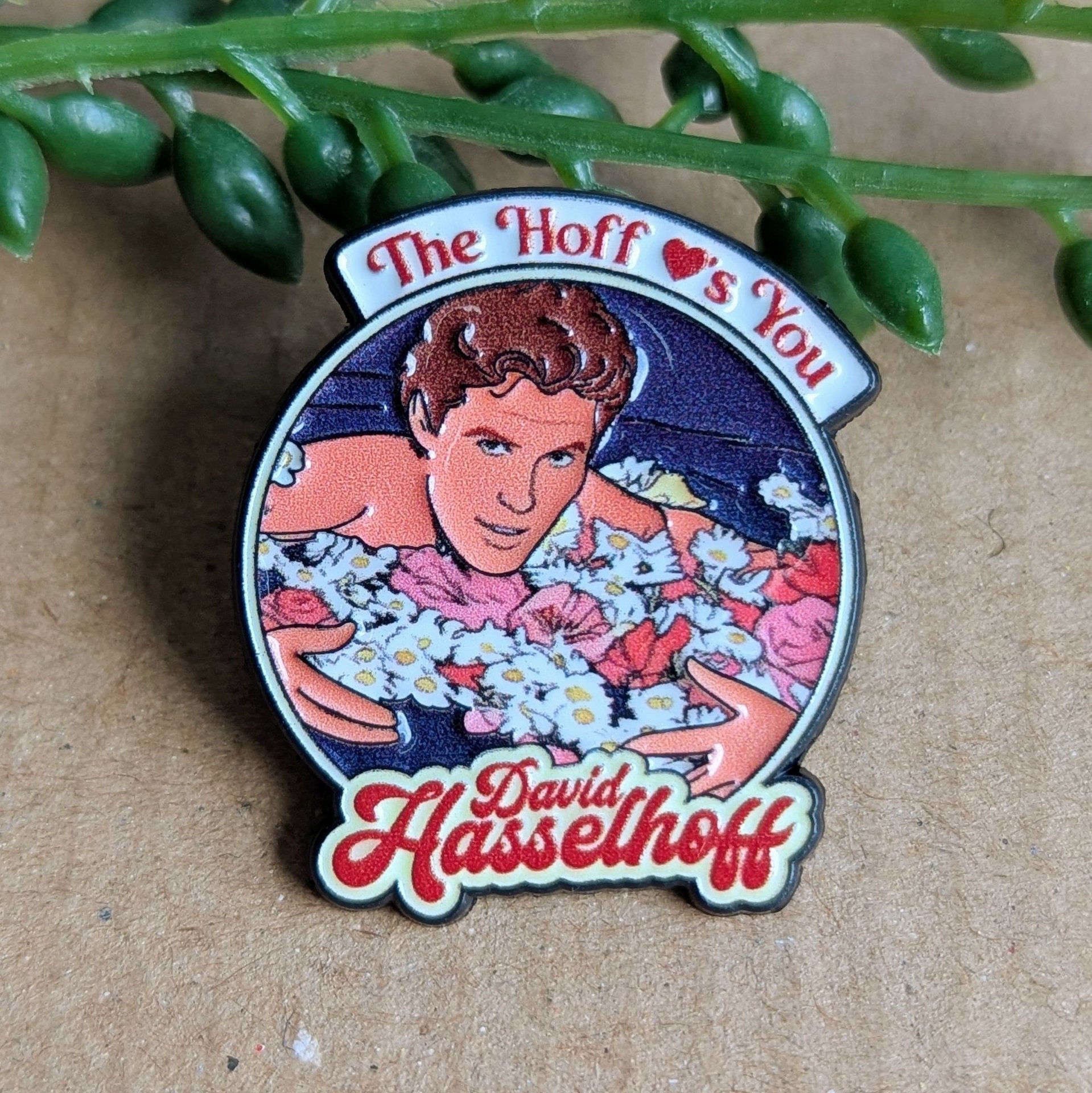 David Hasselhoff Enamel Pin Badge