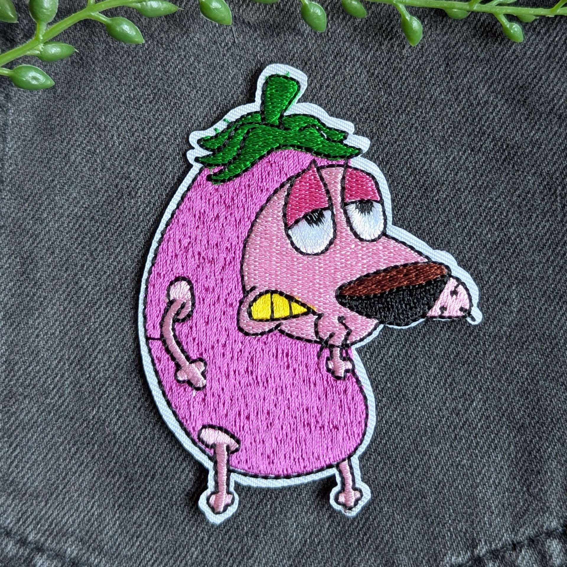 Courage the Cowardly Dog Iron-on Patch
