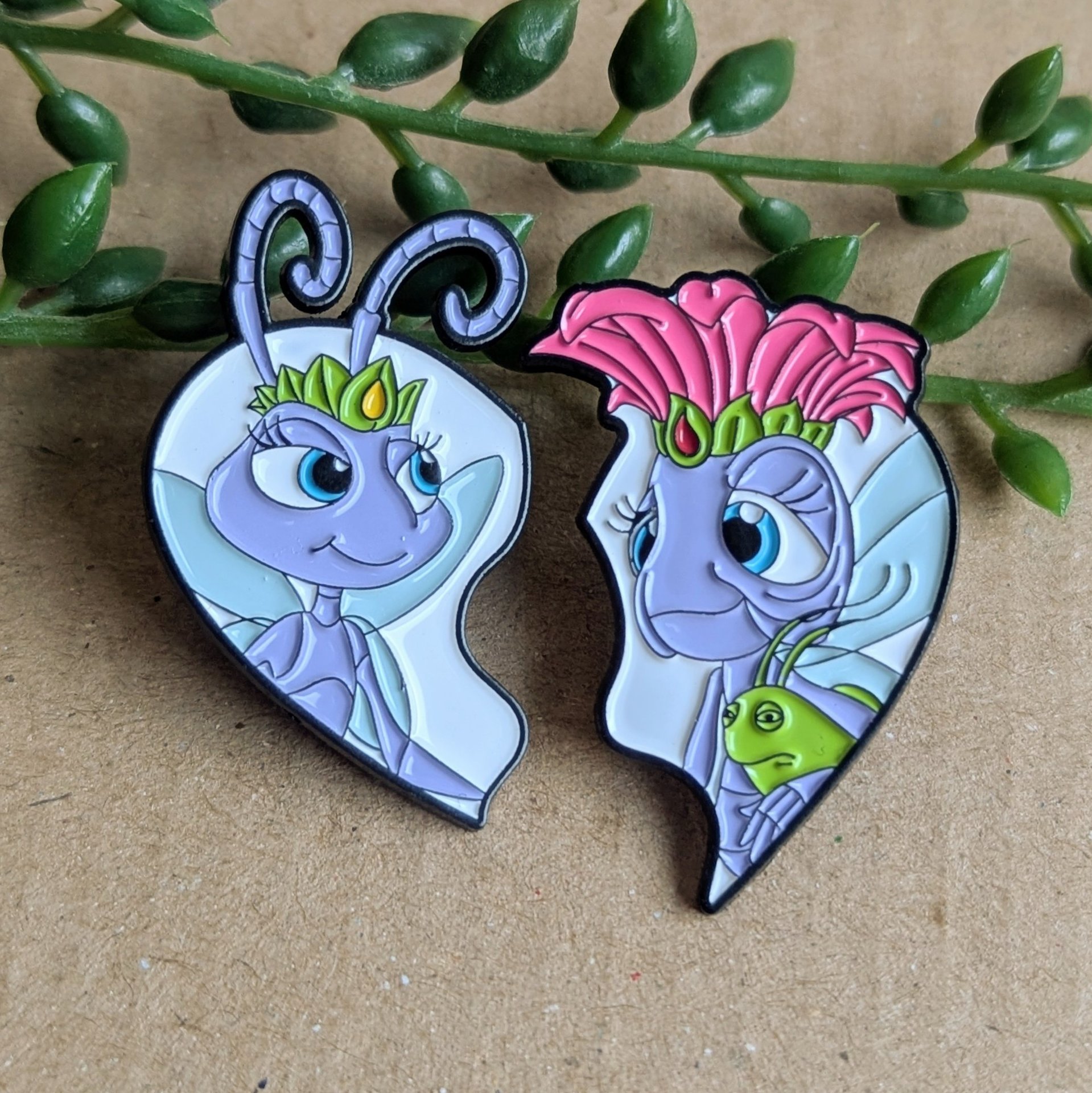 A Bugs Life Enamel Pin Badge Set